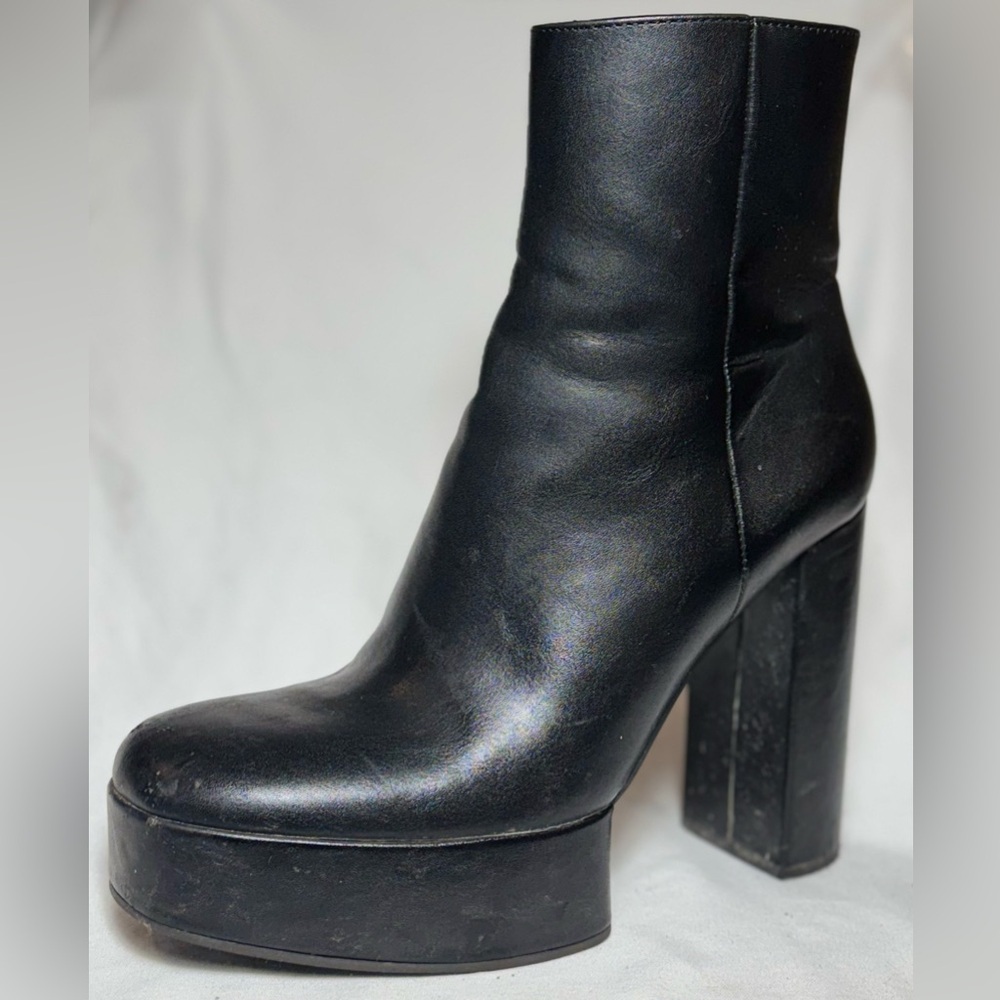 Zara Black Heeled Boots